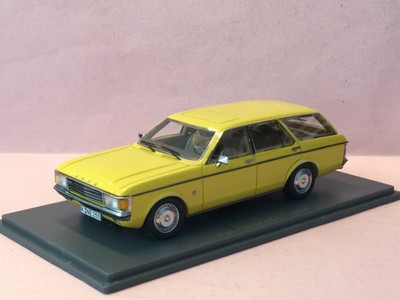 1972 NEO 1:43 Ford Granada Tournier Yellow NEO44250
