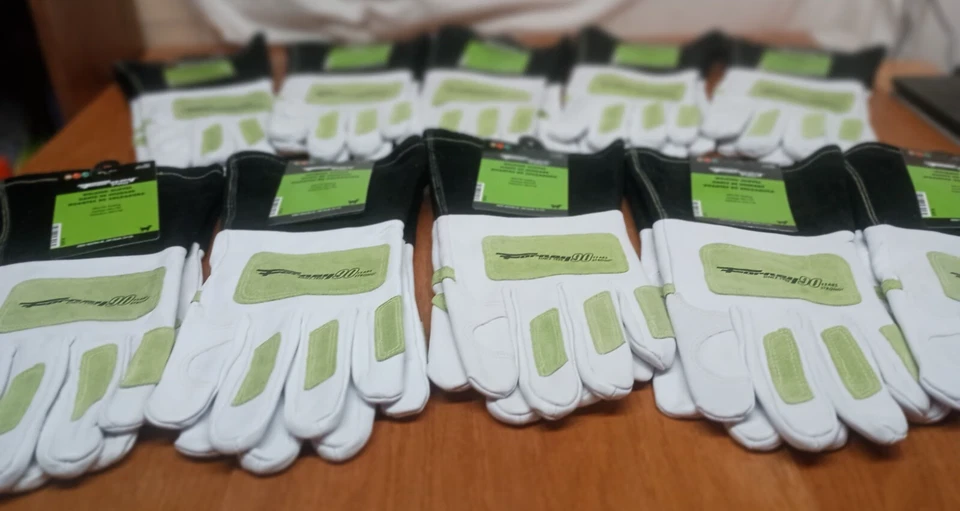 Lote de 10: Guantes de soldadura de piel de cabra multiusos Forney Pro para hombre XL (10 pares) Foto 2 de 4
