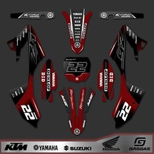 Customized Graphics Kit for Yamaha YZ 125-250 (2022-2024) 2-Stroke Decals