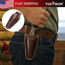TOURBON Leather Garden Secateurs Pliers Cover Shears Scissors Belt Holster Gift
