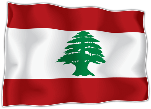 Lebanon Country Flag Car Bumper Window Mirror Sticker Decal 5"X4" - 第 1/1 張圖片