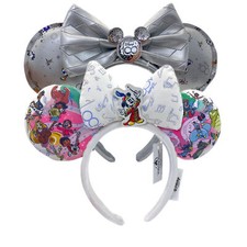 DisneyParks Headband Silber Bow Mickey 100 Years Rare Mickey Friends Minnie Ears