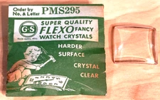 Vintage Flexo Watch Crystals Germanow Simon Mach PMS295 5 53