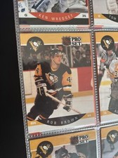 1990-91 Pro Set Rob Brown Pittsburgh Penguins #229