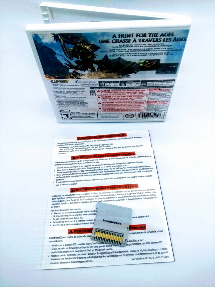 Monster Hunter Generations (Nintendo 3DS) Very Clean  - Image 2 of 2