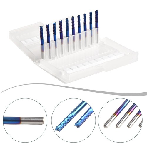 High Performance 10 x 3mm Carbide Milling Cutter for Copper Processing