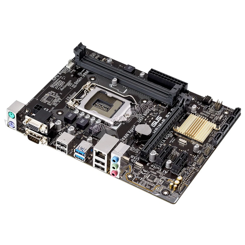 For ASUS H81M-E R2.0 Intel Socket LGA 1150 uATX PC Motherboard DDR3 Mainboard - Image 3 of 4