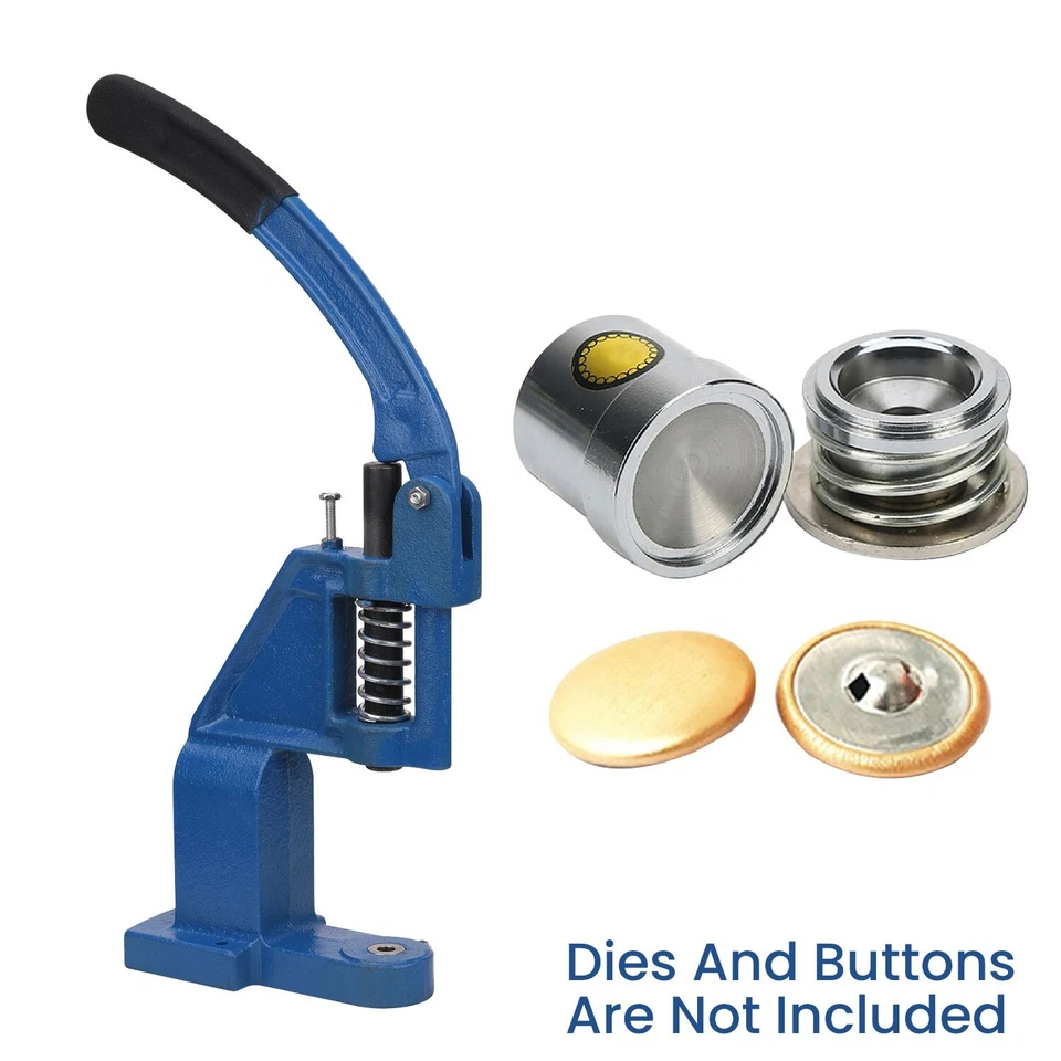 Fabric Button Covering Hand Press Machine for Decorative Buttons Blanks Covering - Image 3 of 4