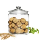 4L Food Holder with Lid Glass Container Storage Jar
