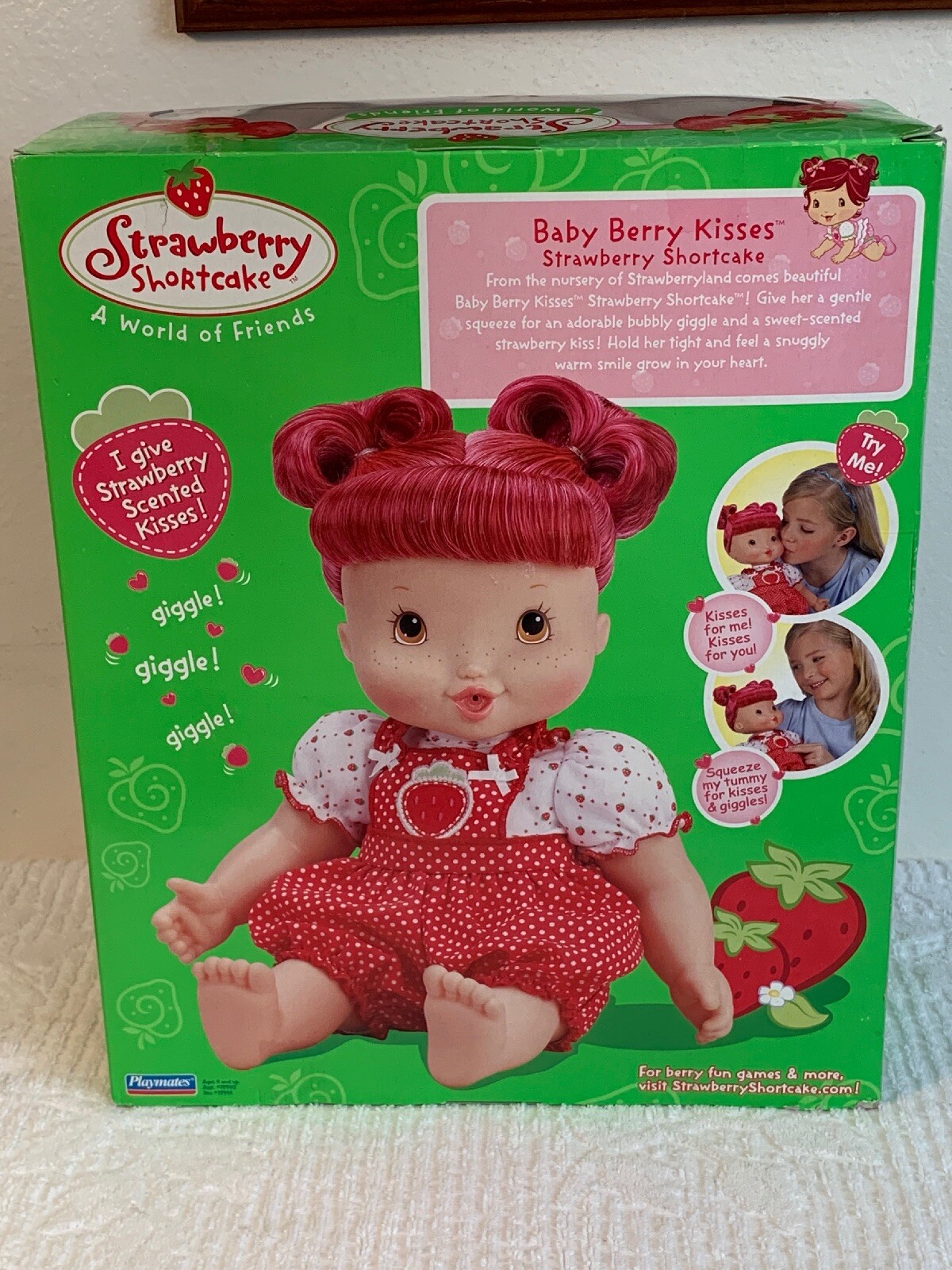 strawberry shortcake baby berry kisses doll