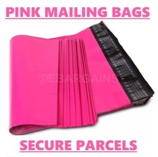 MAILING BAGS PINK POSTAL BAGS DELIVERY PARCEL SELF SEAL MIXED SIZES