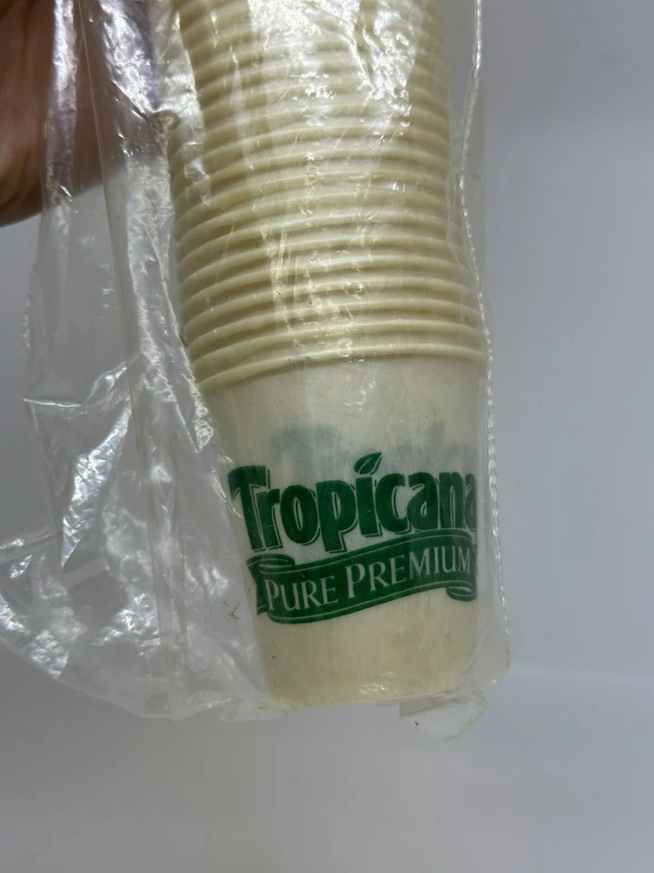 Tazas de bebida fría Tropicana diseño puro plástico desechable Sweetheart 3 OZ de colección Foto 4 de 4