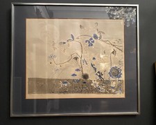 Litografia firmata PROOF di Federico Righi "FELDBLUMEN" Italia 1967 incorniciata