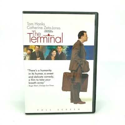 The Terminal (DVD, 2004, Full Frame) Catherine Zeta-Jones, Tom Hanks