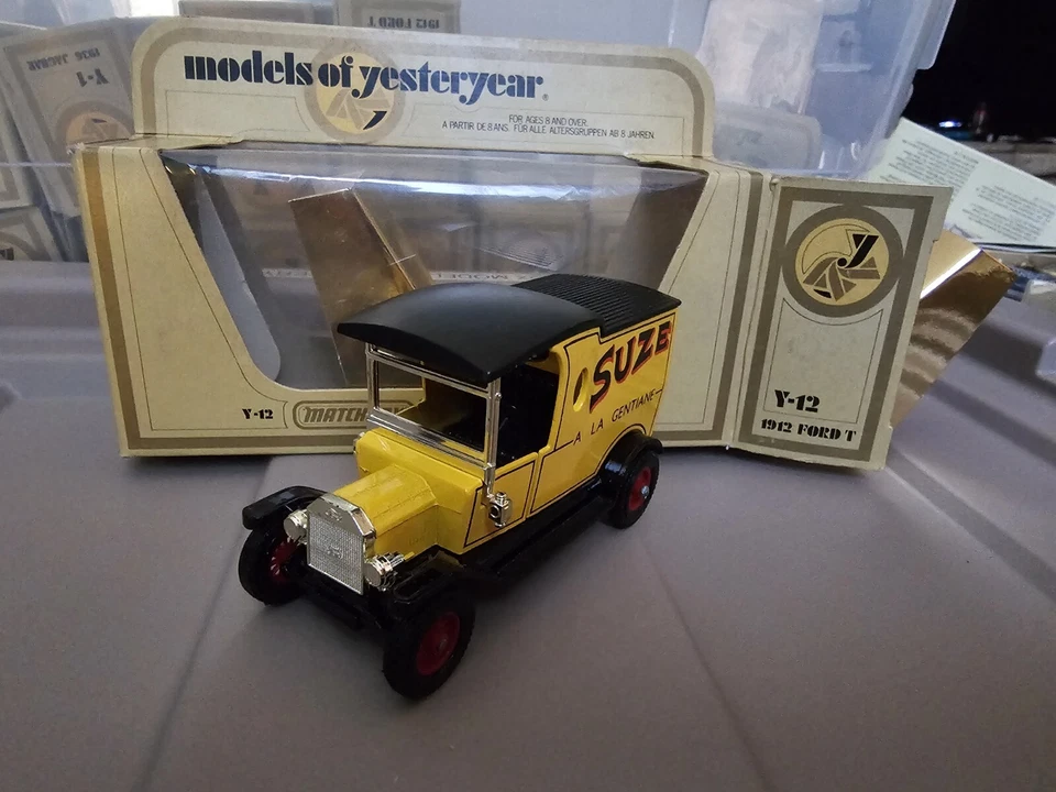 Спичечный коробок модели прошлых лет Y-12 Ford модель T Suze A La Gentiane грузовик - Изображение 2 из 4