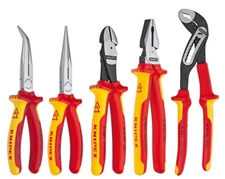 Knipex 9K 00 80 142 US, 5 Pc 1000V Insulated Pliers Set
