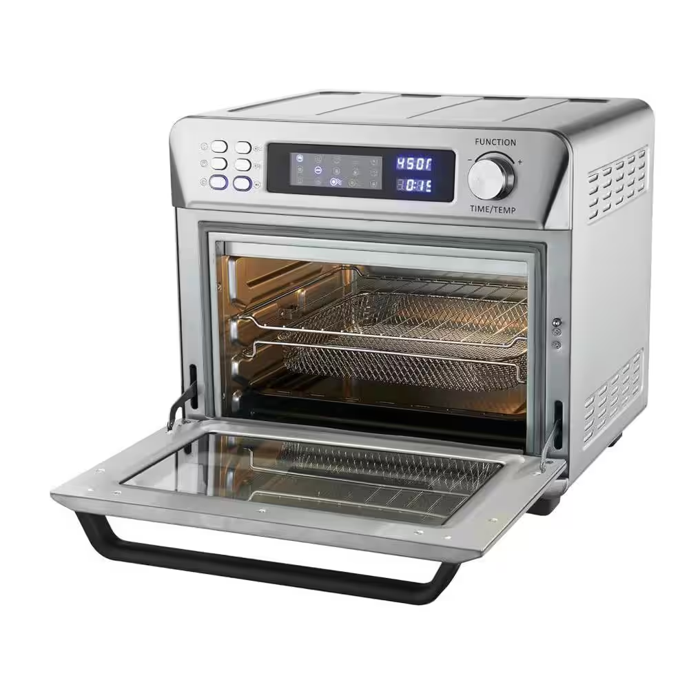 26 Quart Digital Air Fryer Oven with 10-In-1 Countertop Toaster Features