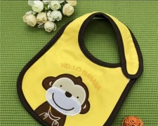 Baby Drool Bib, Colorful Absorbent Cotton Teething Towel, Waterproof Baby Bib