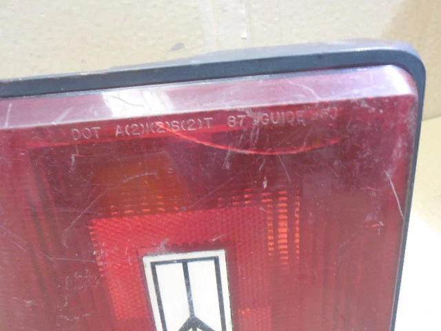 1982 - 1989 Oldsmobile Firenza Left Driver Side Tail Light 5973789 Lens - Image 3 of 4