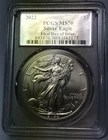 2022 .999 Silver American Eagle - PCGS MS70 FDOI First Day of Issue
