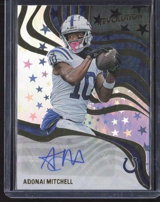 2025 Panini Revolution #RSA-AML Adonai Mitchell Revolution Signatures Astro