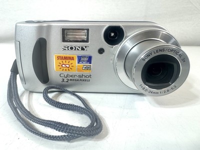 Sony Cyber-shot DSC-P71 3.2MP Digital Camera - Silver Tested Works