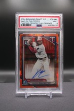 2024 Bowman Draft Kaelen Culpepper 1st Bowman Orange Sapphire Auto /25 PSA 9