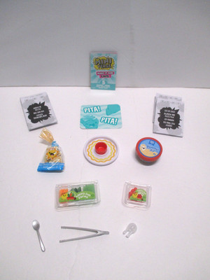 NEW MGA MINIVERSE CAFE SERIES 5 HUMMUS VEGGIE PLATTER  #A BIN MN1