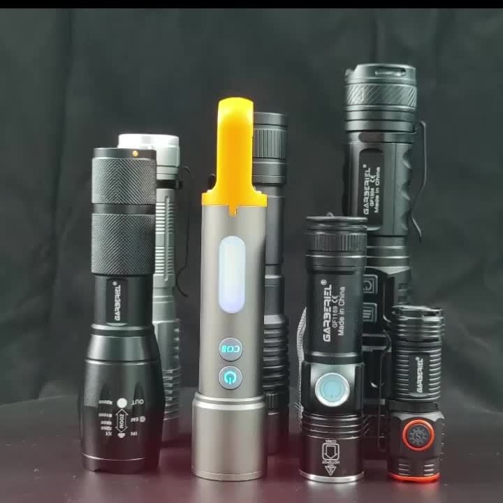 Super Bright 350000 Lumen LED Tactical Flashlight – USB Rechargeable, Waterproof