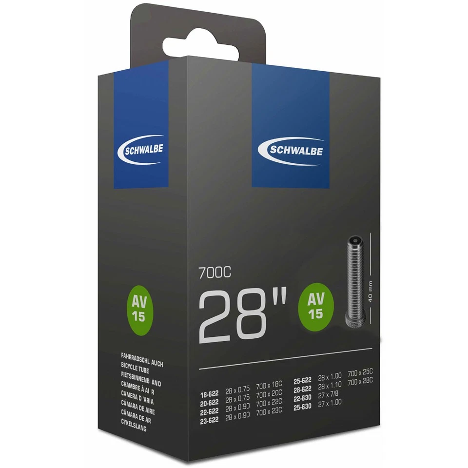 Schwalbe Standard Chambres à air Mixte 28 Pouce Noir - Photo 1/1