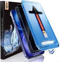 Sichtschutzfolie Iphone 16 6,1 Zoll 9H BläSchenfrei Einfaches Anbringen