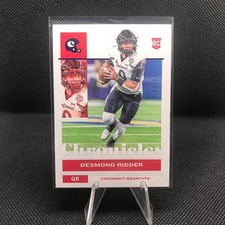 2022 Panini Chronicles Draft Picks Desmond Ridder ROOKIE BLUE PARALLEL /99 RC