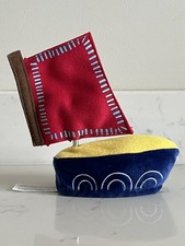 Rare Golden Bear In The Night Garden Iggle Piggle Wind Up Musical Boat