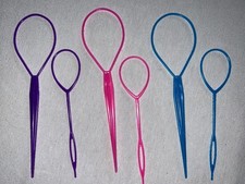 6 pcs Ponytail Styling Tool Topsy Tail Hair Loop Braid Maker Set Women and Girls
