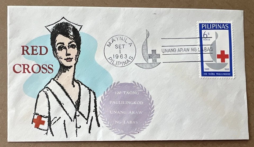 Filipinas Cruz Roja y TB Salud FDC Lote • 1963-1974 Asuntos Humanitarios Foto 2 de 4