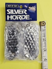 S-10. FREE SHIPPING.  Commercial Trolling Spoons. 12 Pk. Silver Horde Best Bet.