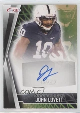 2022 SAGE Low Series Auto Black John Lovett #A-JL Auto 0i1b