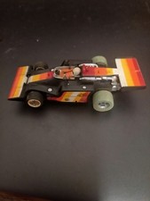 Aurora AFX G-Plus F1 Indy Special Slot Car No. 1735 1 Black Orange Red NICE