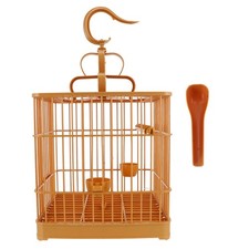 Parrot Cage Plastic Cockatiel with Stand Budgie Cages Bird Flight