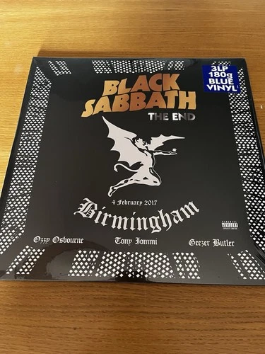 BLACK SABBATH "THE END" LIVE Limited 3 BLUE VINYL TRIPLE LP's - NEW SEALED MINT!