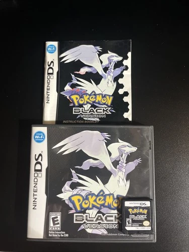 Pokémon Black Version Nintendo DS (2011, Authentic, Case & Manual)
