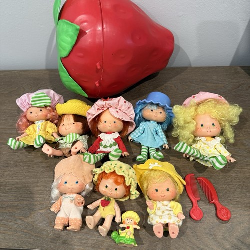 Strawberry Shortcake Dolls Lot Collection Vintage 1980’s American Greetings Set