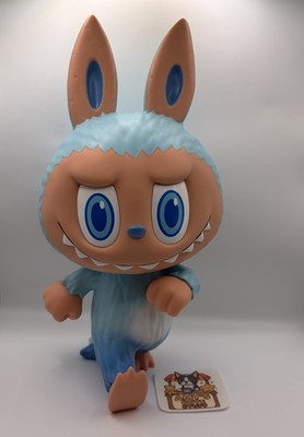 Zimomo Labubu How2Work The Monsters ST Light Blue Anniversary DCon Large