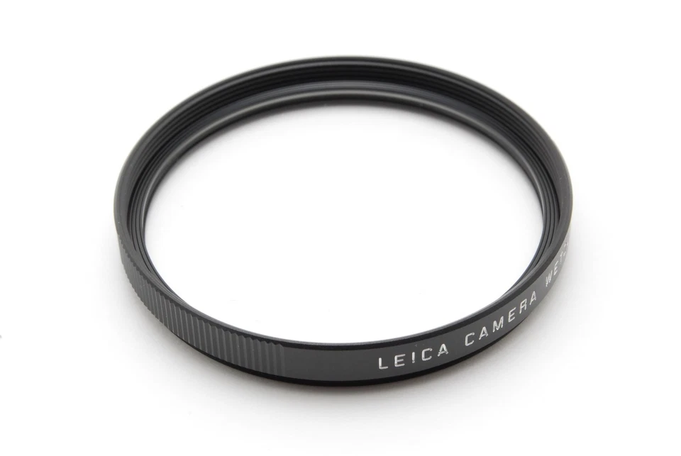 Genuine Leica [TOP MINT] UV Filter UVa II E49 13035 Black for M, Q3, Q2  JAPAN - Image 3 of 4