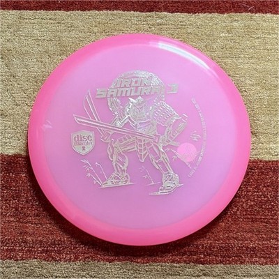 Discmania Iron Samurai 3 Midrange Disc Golf Disc Pink 5/5/0/1