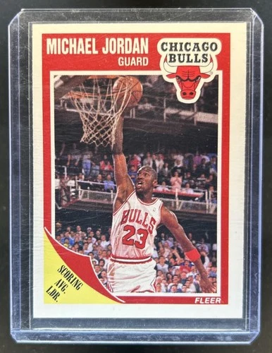 1989-90 Fleer Michael Jordan #21 Bulls
