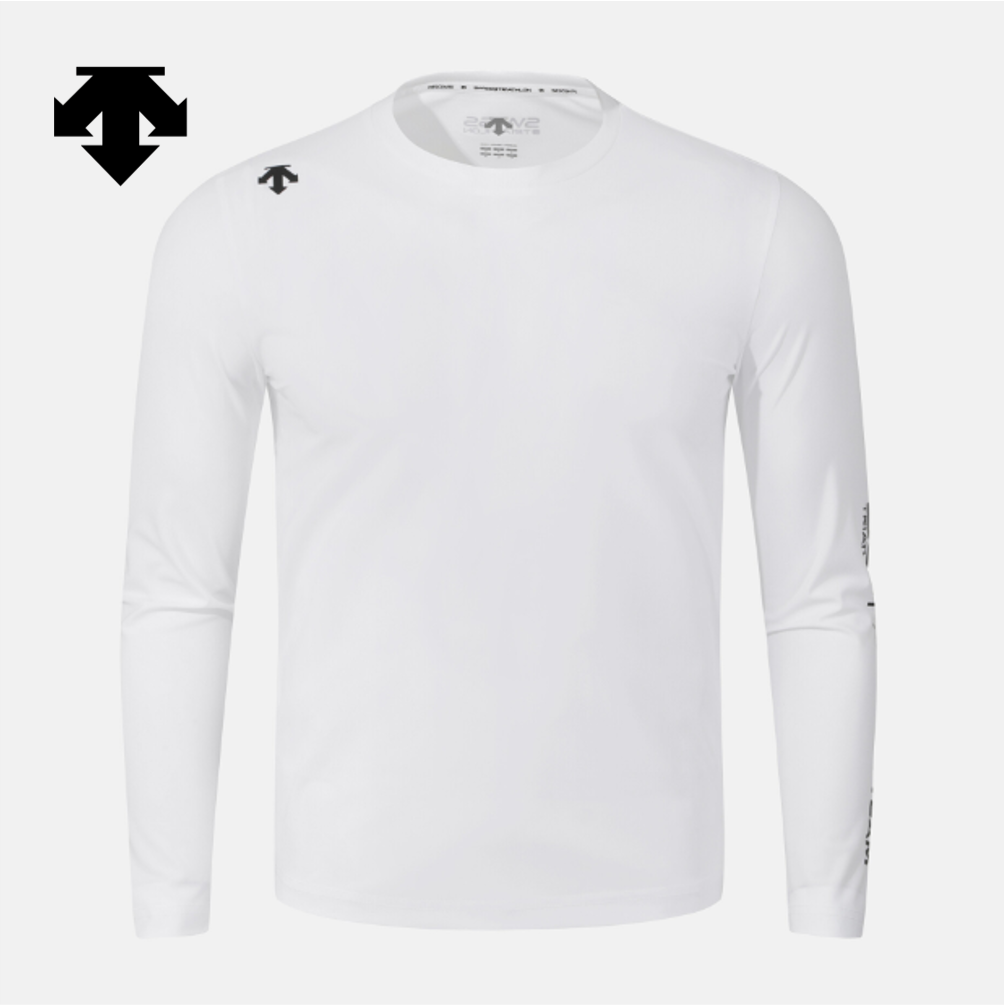 DESCENTE Swiss Triathlon Cooling long-Sleeve T-shirt WHITE ASIAN