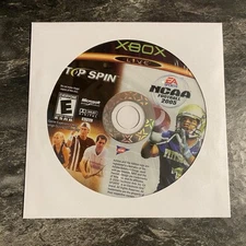 Top Spin/NCAA Football 2005 (Xbox) Disc Only, Tested, Working