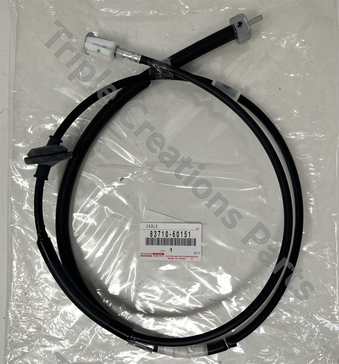 Genuine Toyota 83710-60151 Cable Assy Speedometer Drive No.1