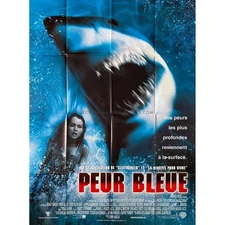 DEEP BLUE SEA French Movie Poster  - 47x63 in. - 1999 - Renny Harlin, Thomas Jan